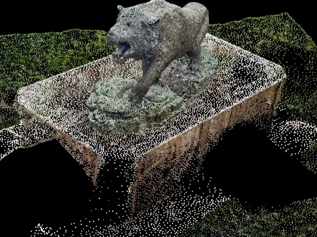 Tiger Statue 3d Photogrammetry Scan