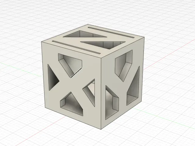BRO - Bridging, Retraction and Overhang Calibration Cube
