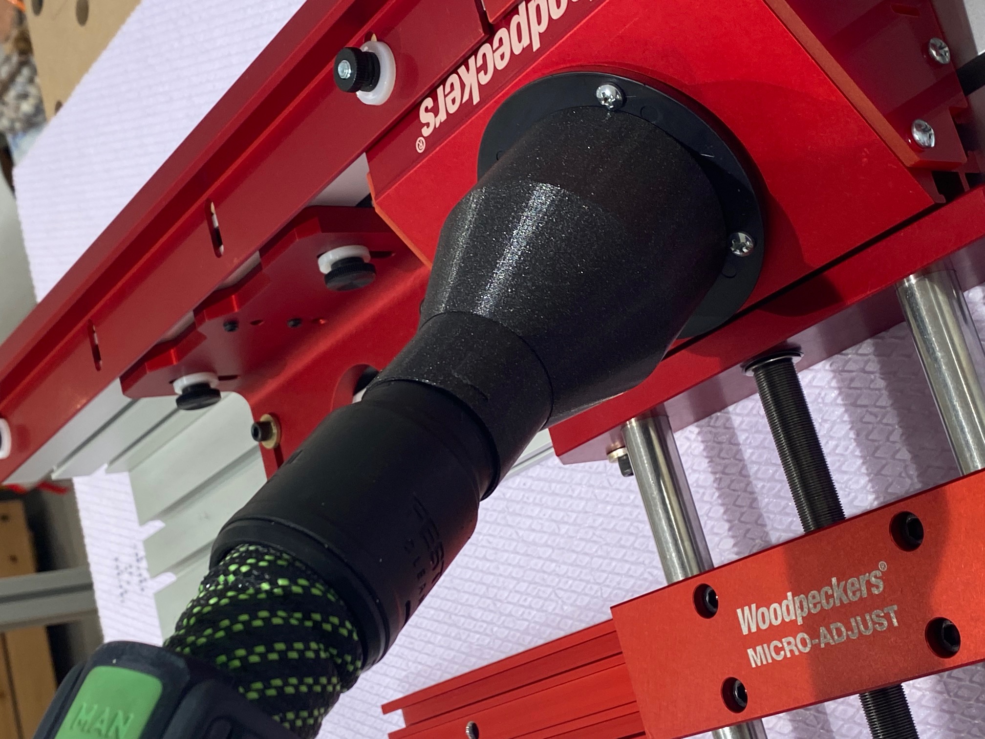 Which Festool Router Suction Table Adapter Woodpeckers SuperFence to Festool Vacuum by etinen | Download ...