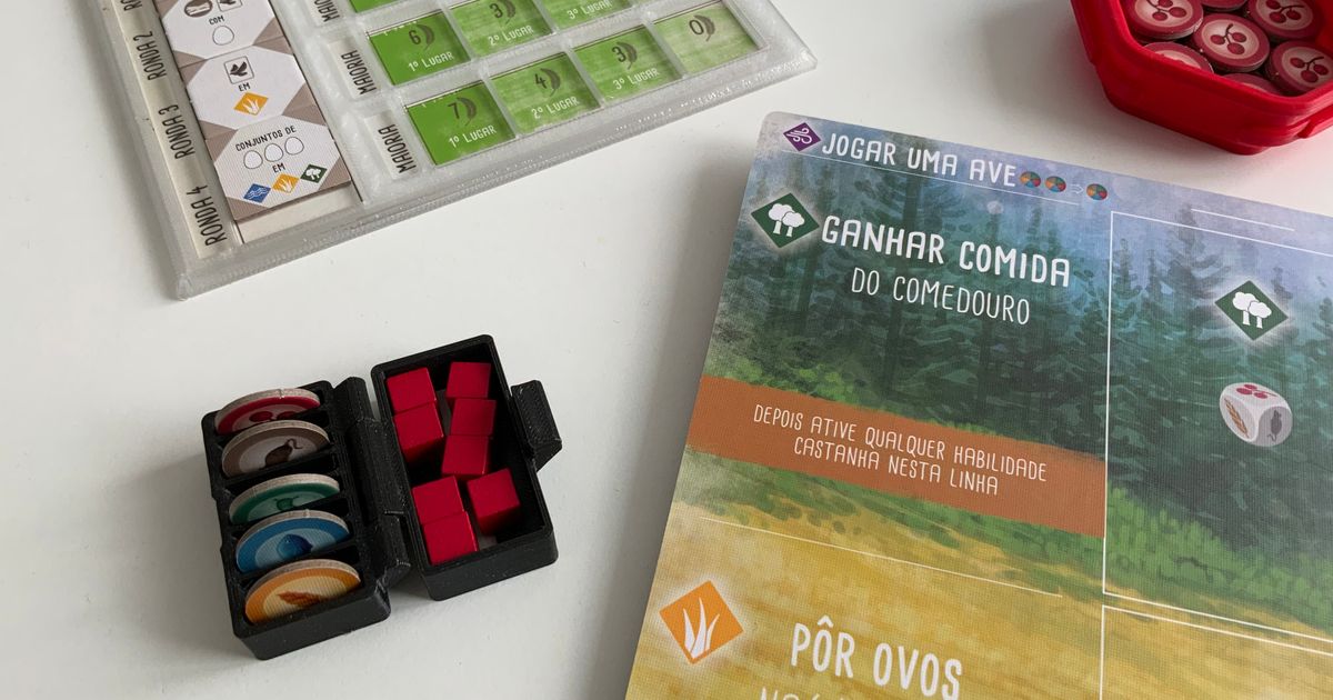 Wingspan Player Cube and Resource Holder by davidspindola Download