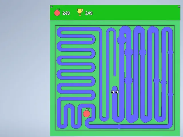 Wall art - Google Snake