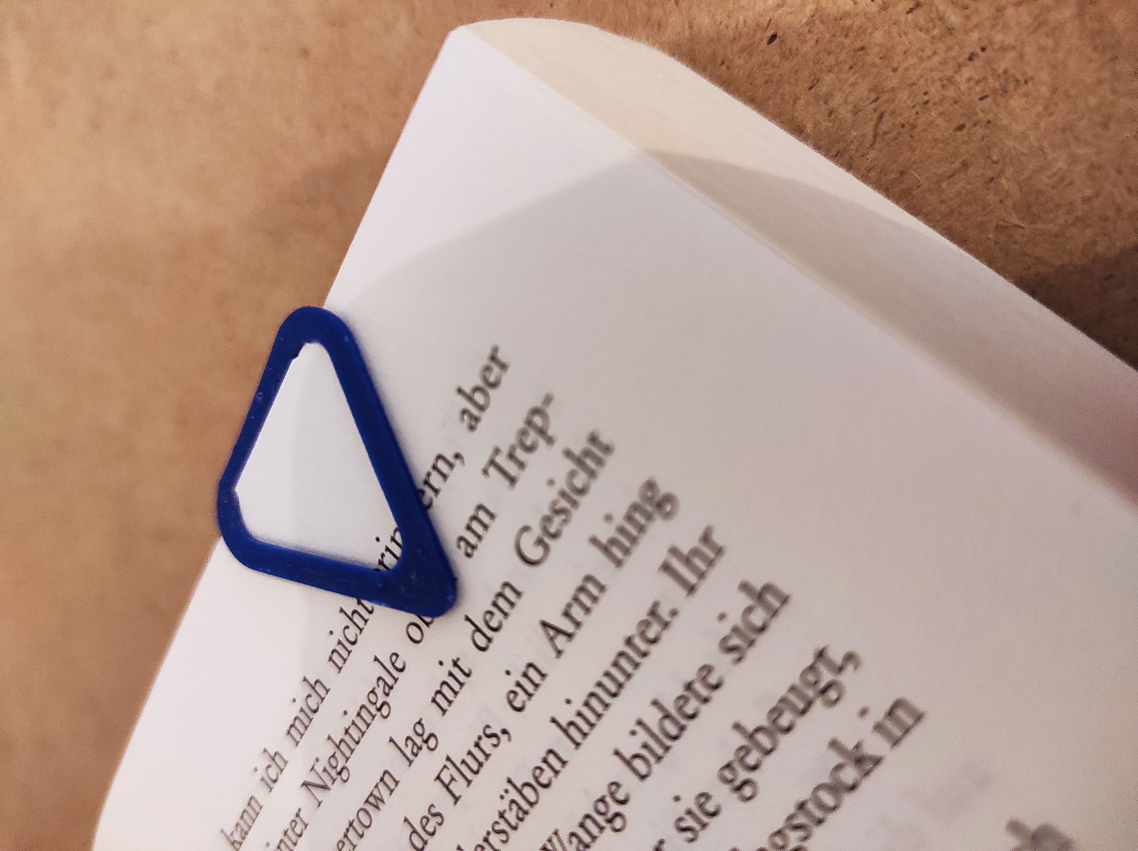 3D printed bookmark