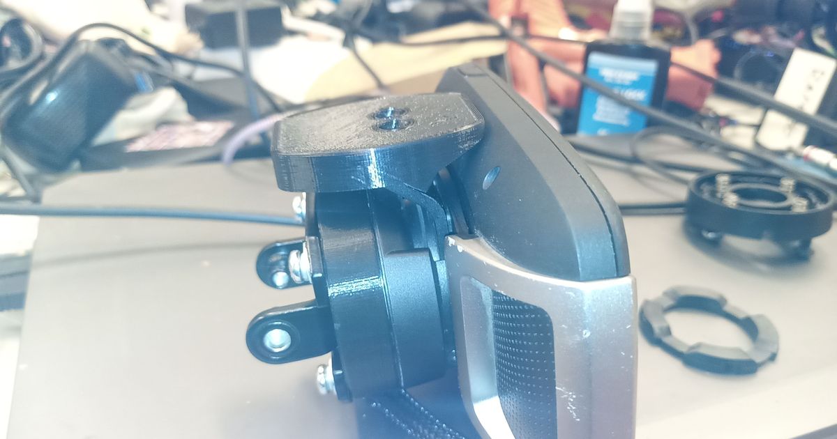 TomTom Rider GPS mount and GoPro mount for it by Rambo Download free STL model