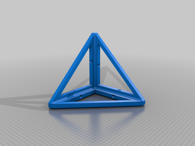 Miniatura 2 do modelo 3D Corner Bracket for triangular Shelf v2