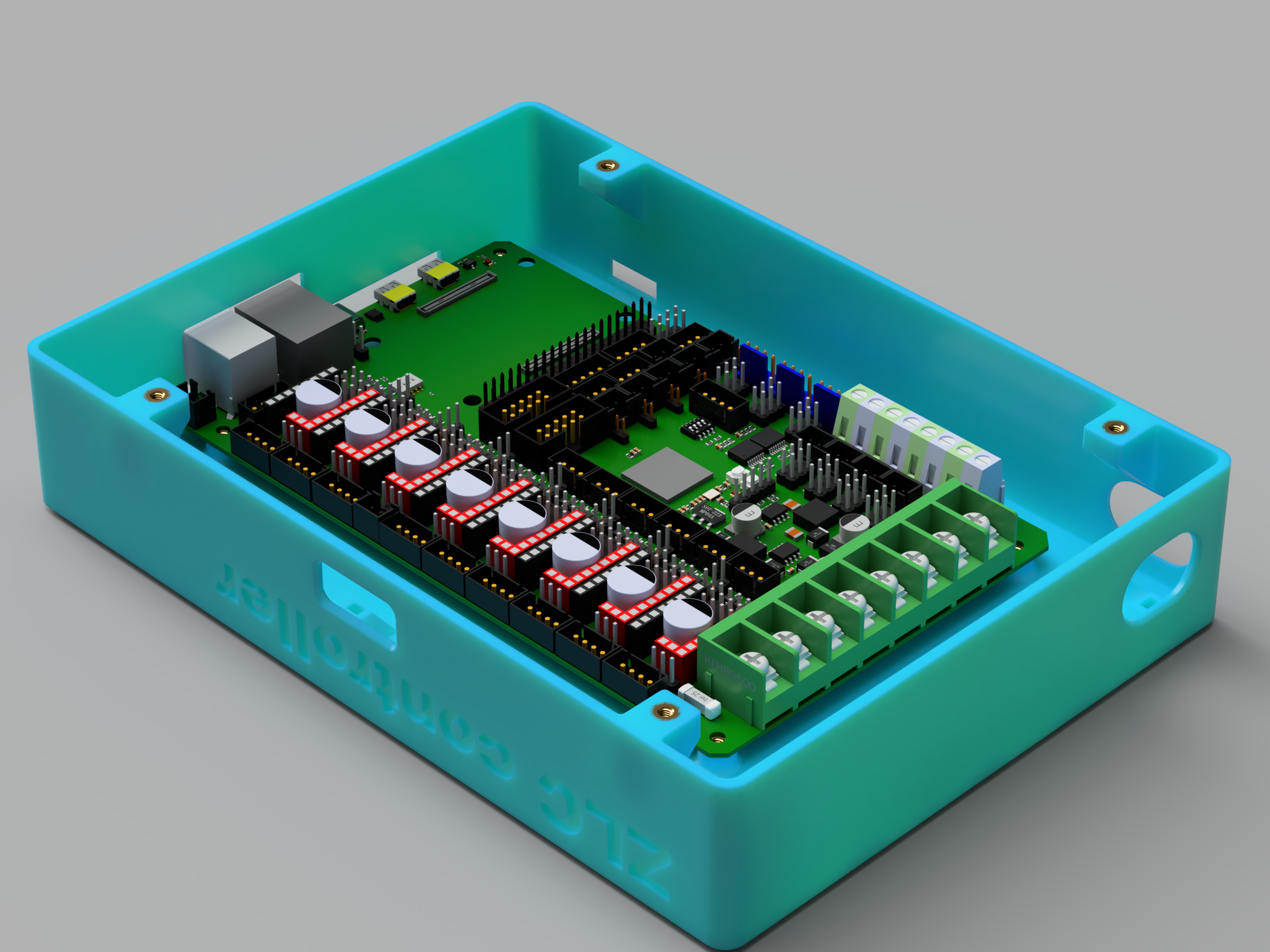 Zaribo ZLC Electronics Box w/ Heat Inserts for BTT M8P