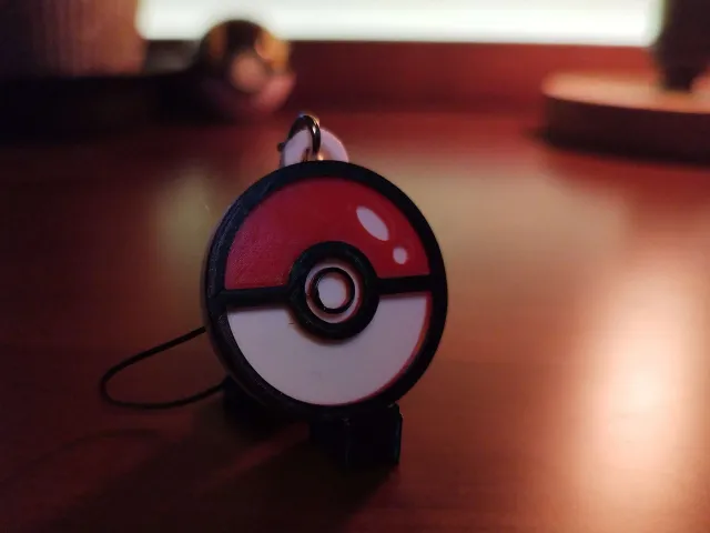 Pokeball Keychain