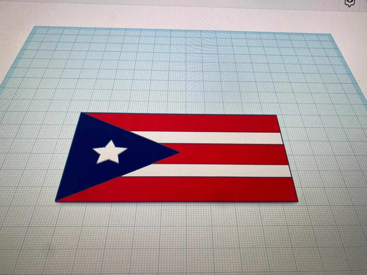 Puerto Rico Flag by BlackLion | Download free STL model | Printables.com for Printable Free Printable Puerto Rico Flag