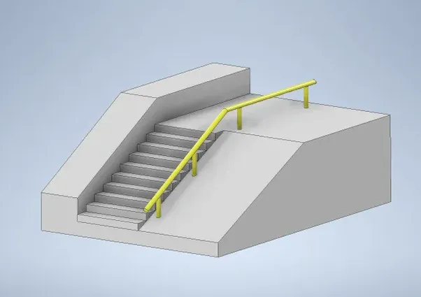 Skate obstacle (Detached rail)