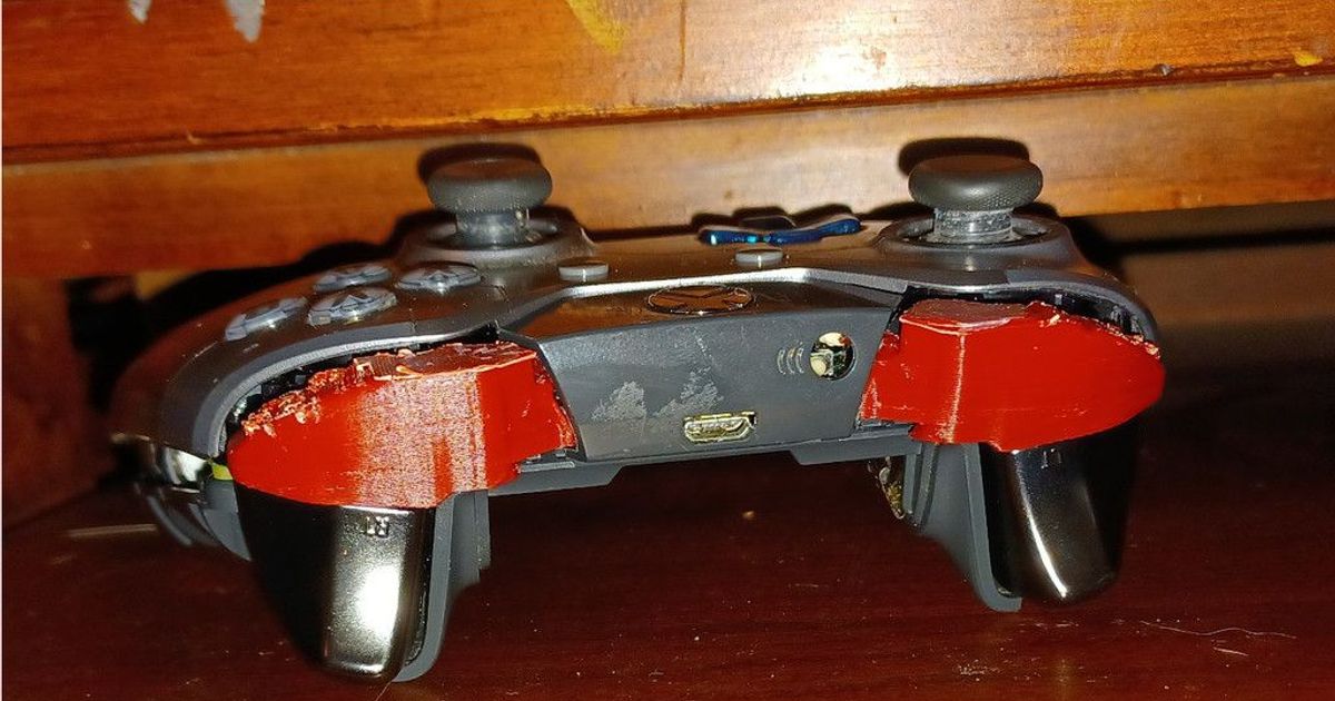 Xbox One Controller Bumpers by Help93 Download free STL model