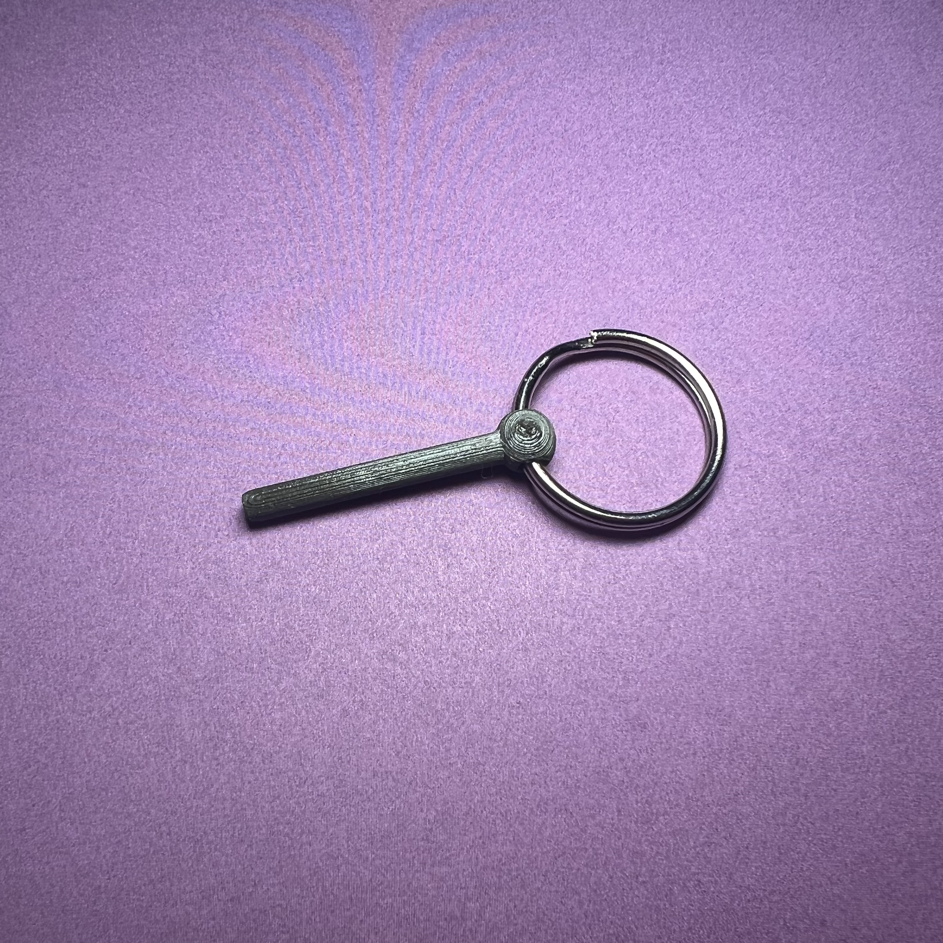 Locking pin for car fire extinguisher