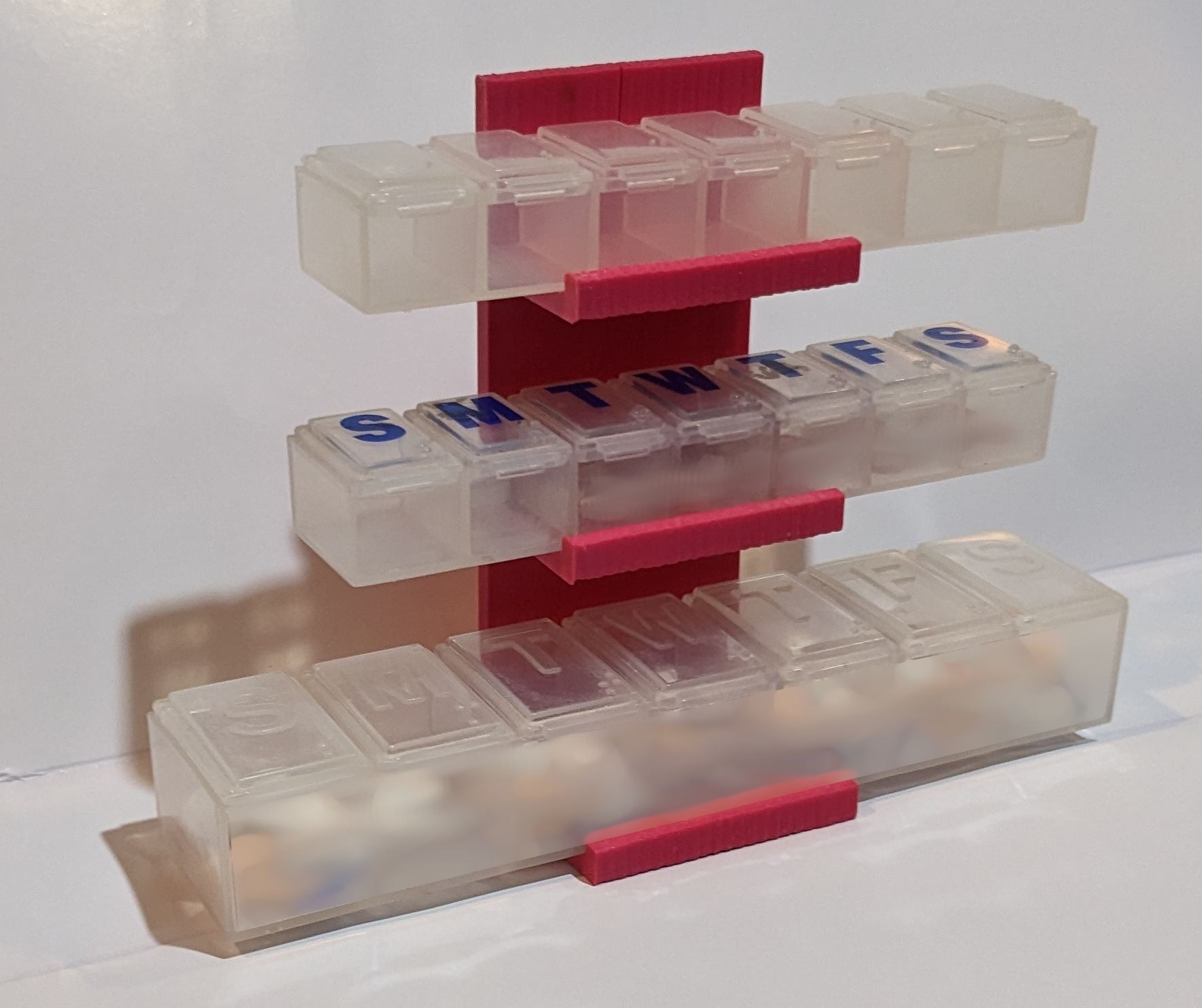 Pill Case Holder by gwadej Download free STL model