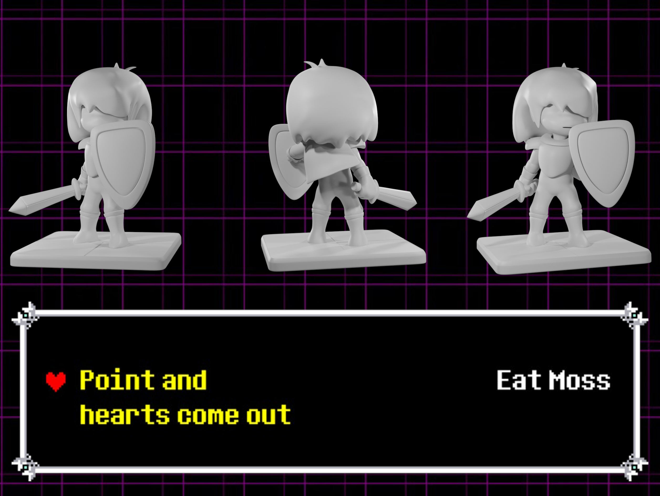 Kris deltarune (dark world) by OscarTbatt | Download free STL model |  Printables.com