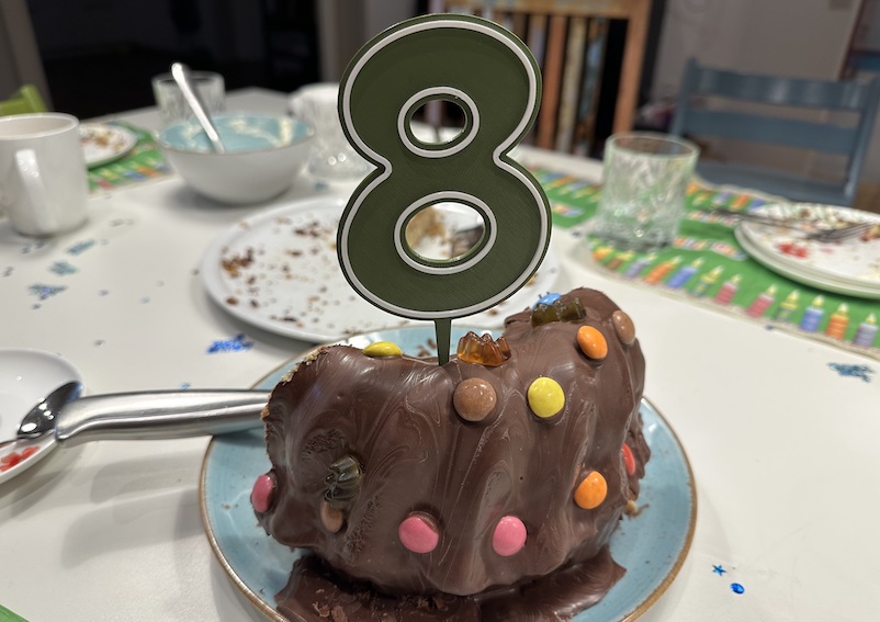 Birthday Cake Topper Numbers from 0-9