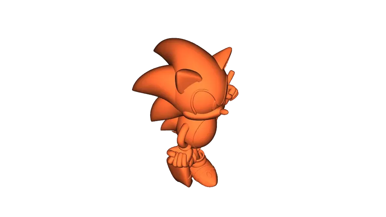 Classic Sonic 3D model 