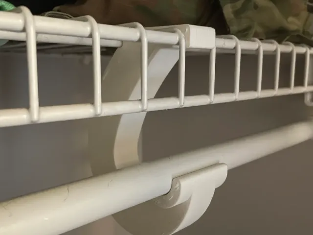 Wire Shelf Clothes Rod Hook