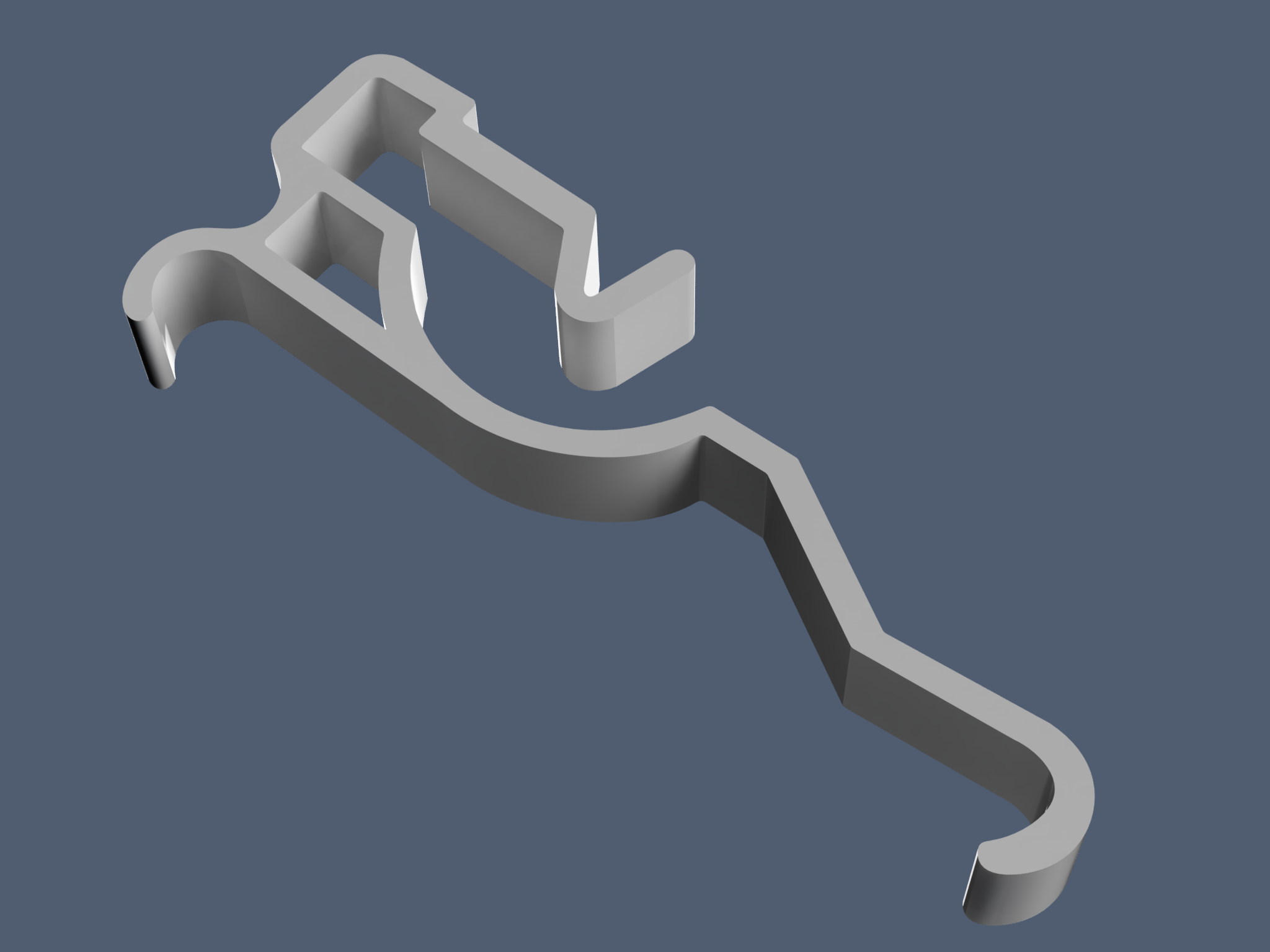 Clip for a window blind valence