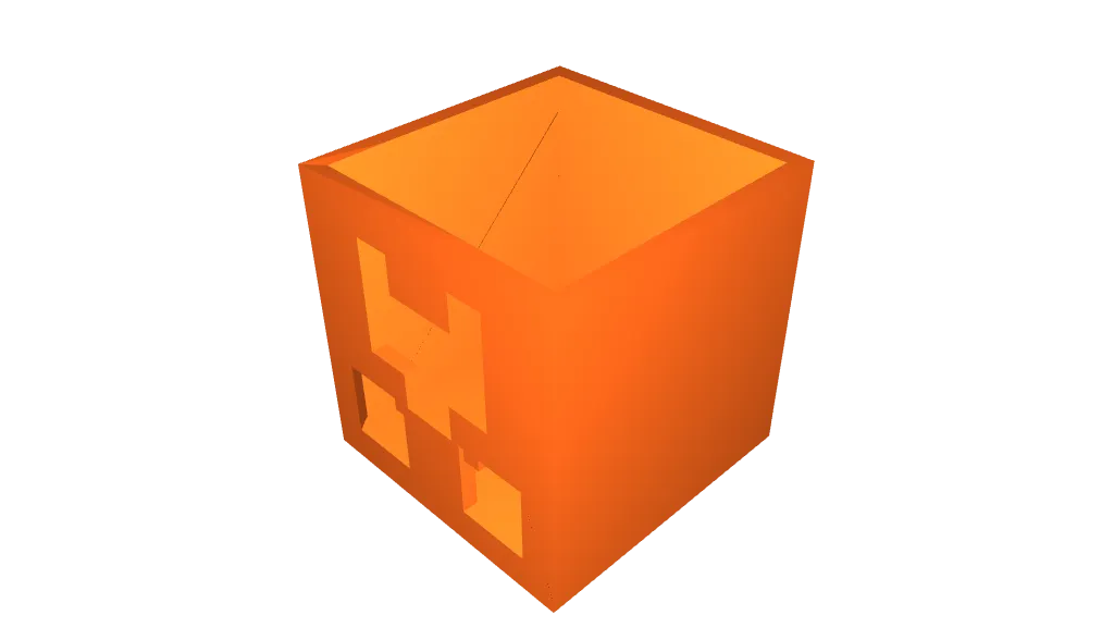 Minecraft Creeper Printable Box Head