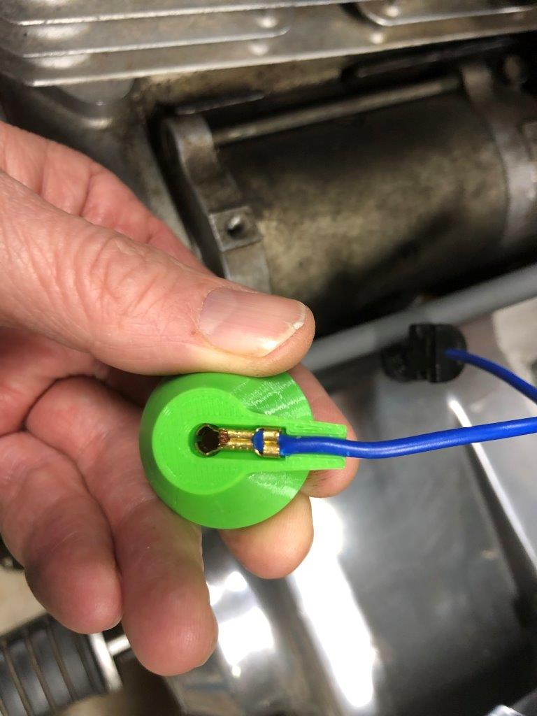 Kawasaki Oil Pressure Sensor Cover by KLRTom Download free STL model