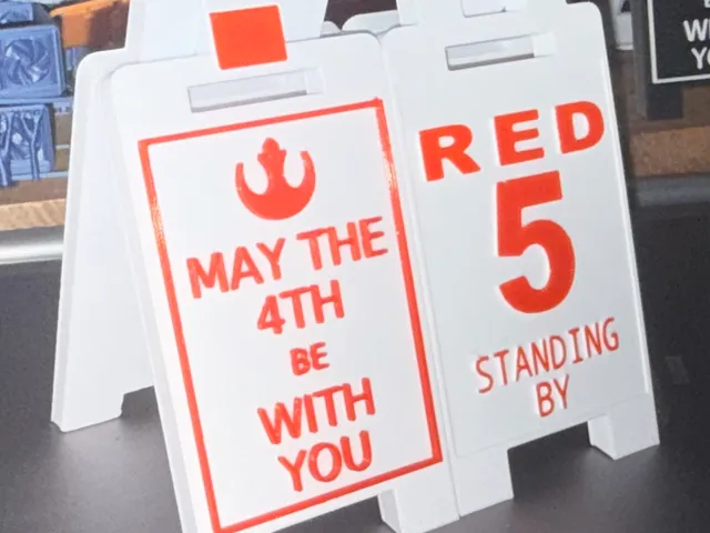 Star Wars May the 4th be with you "Red 5 Standing By"