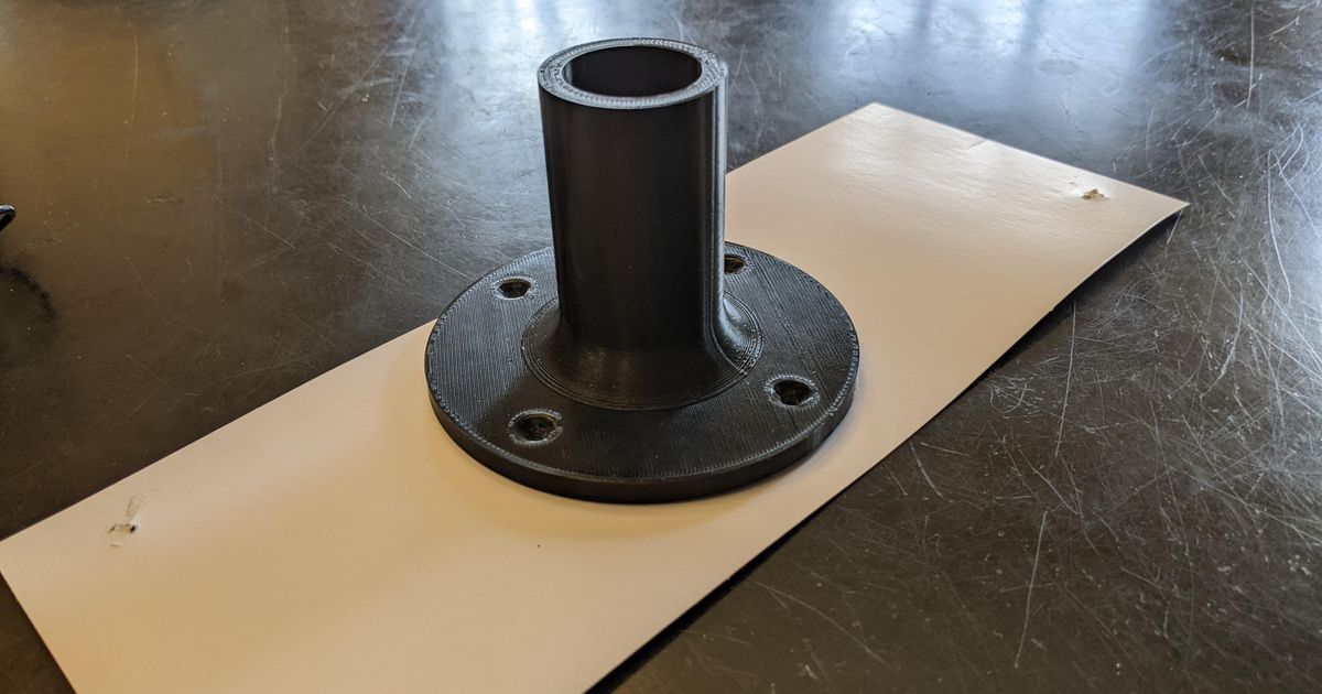 Bird Feeder Pole Adapter by 86Carrera Download free STL model