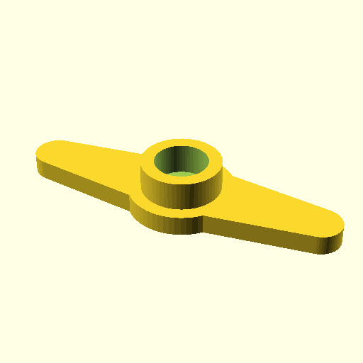 MG995 Servo Arm by Dave Long Download free STL model