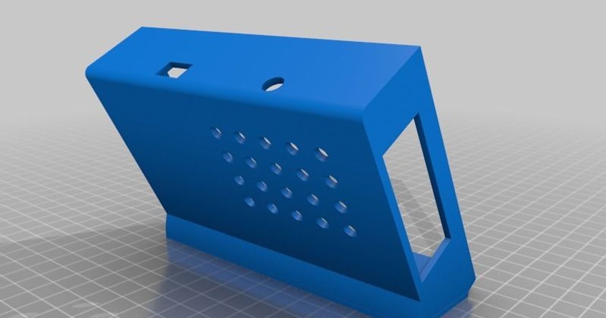 raspberry pi with 5 inch screen by heemanth Download free STL model