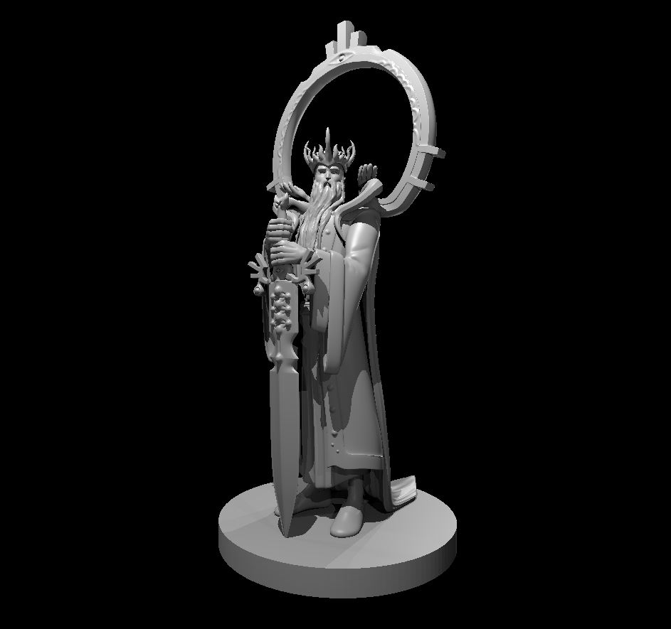 Miniatura 2 do modelo 3D Celestial King