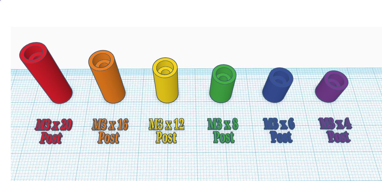 M3 Screw Posts / Pegs