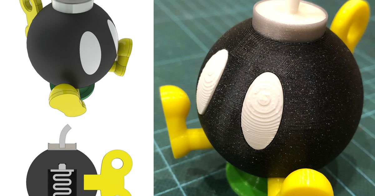 Bobomb Bobbleomb Head by Regis Download free STL model