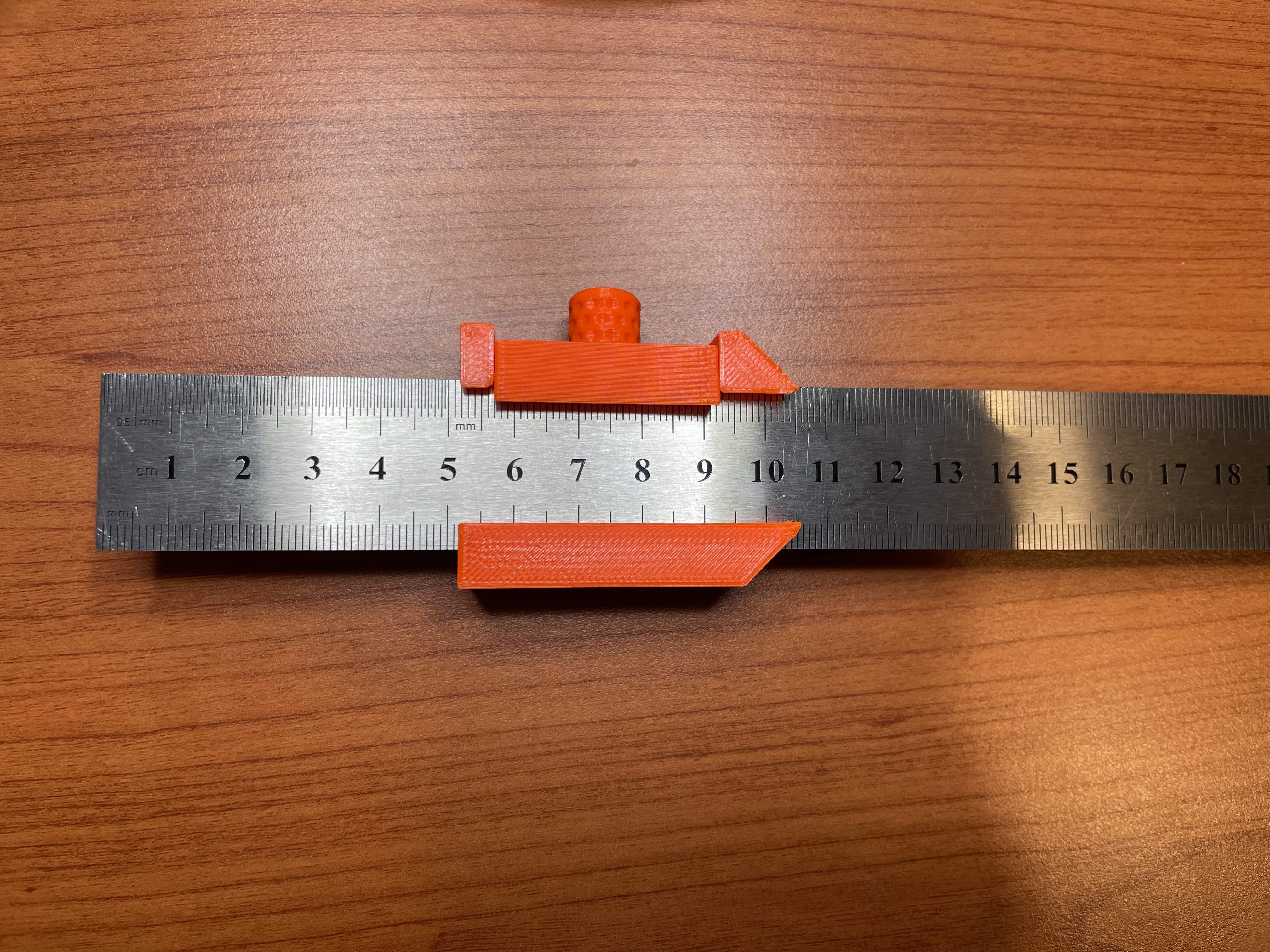 Ruler positioning block