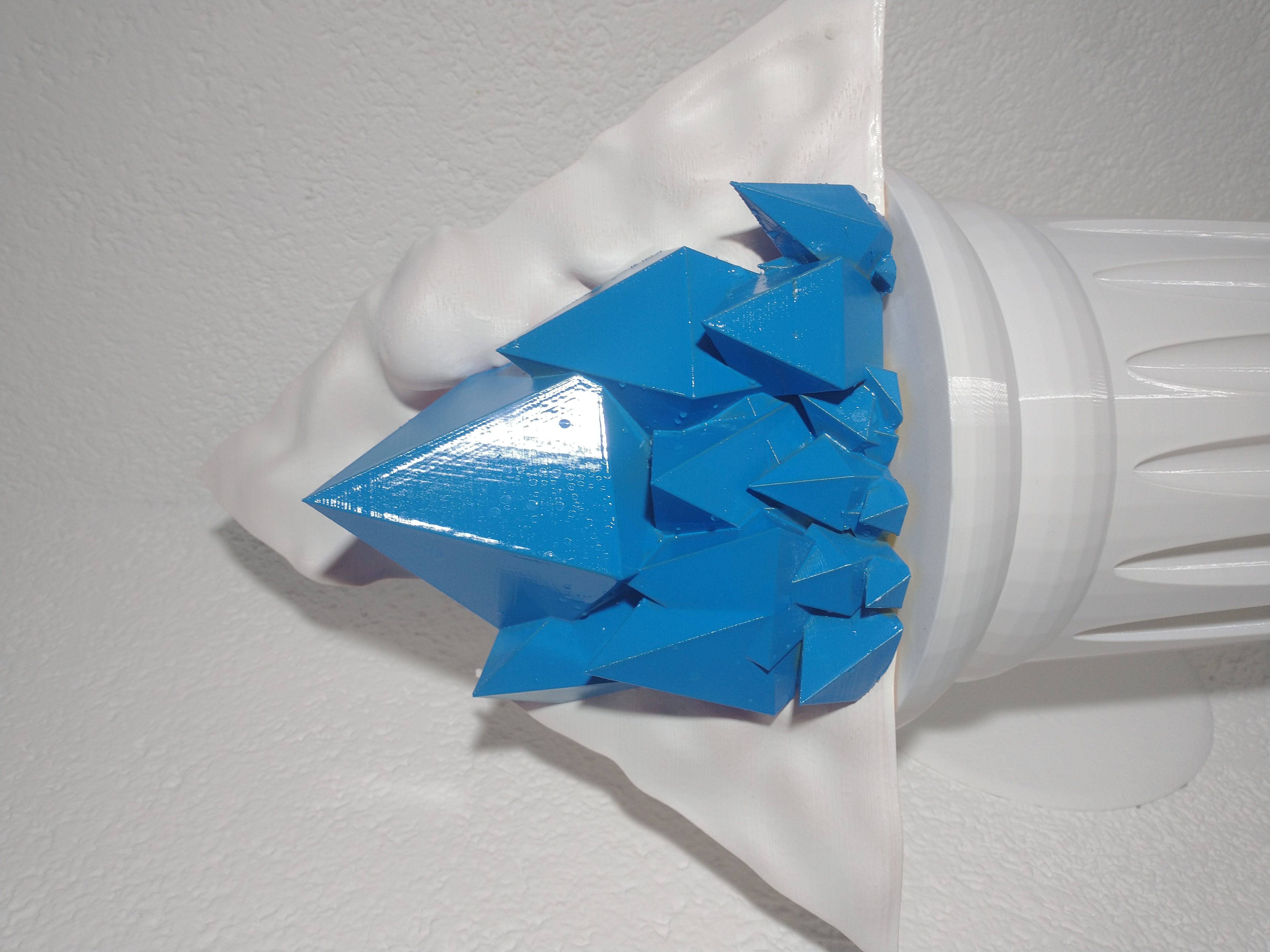 Man cave corner crystals
