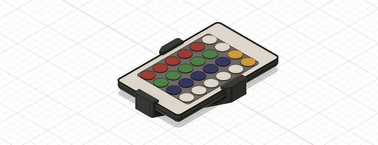 Miniatura 2 do modelo 3D Support télécommande LEDs