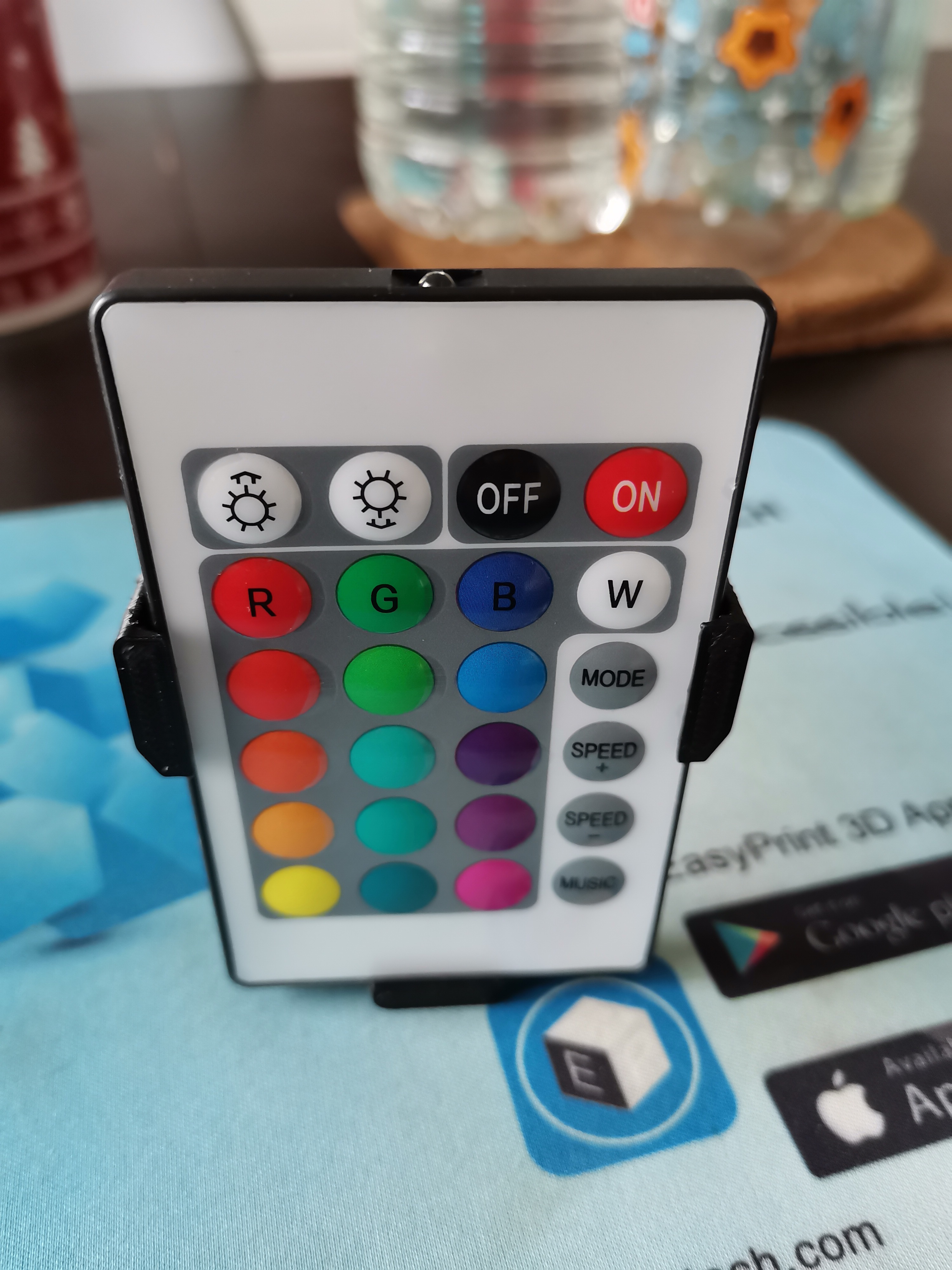 Miniatura 4 do modelo 3D Support télécommande LEDs