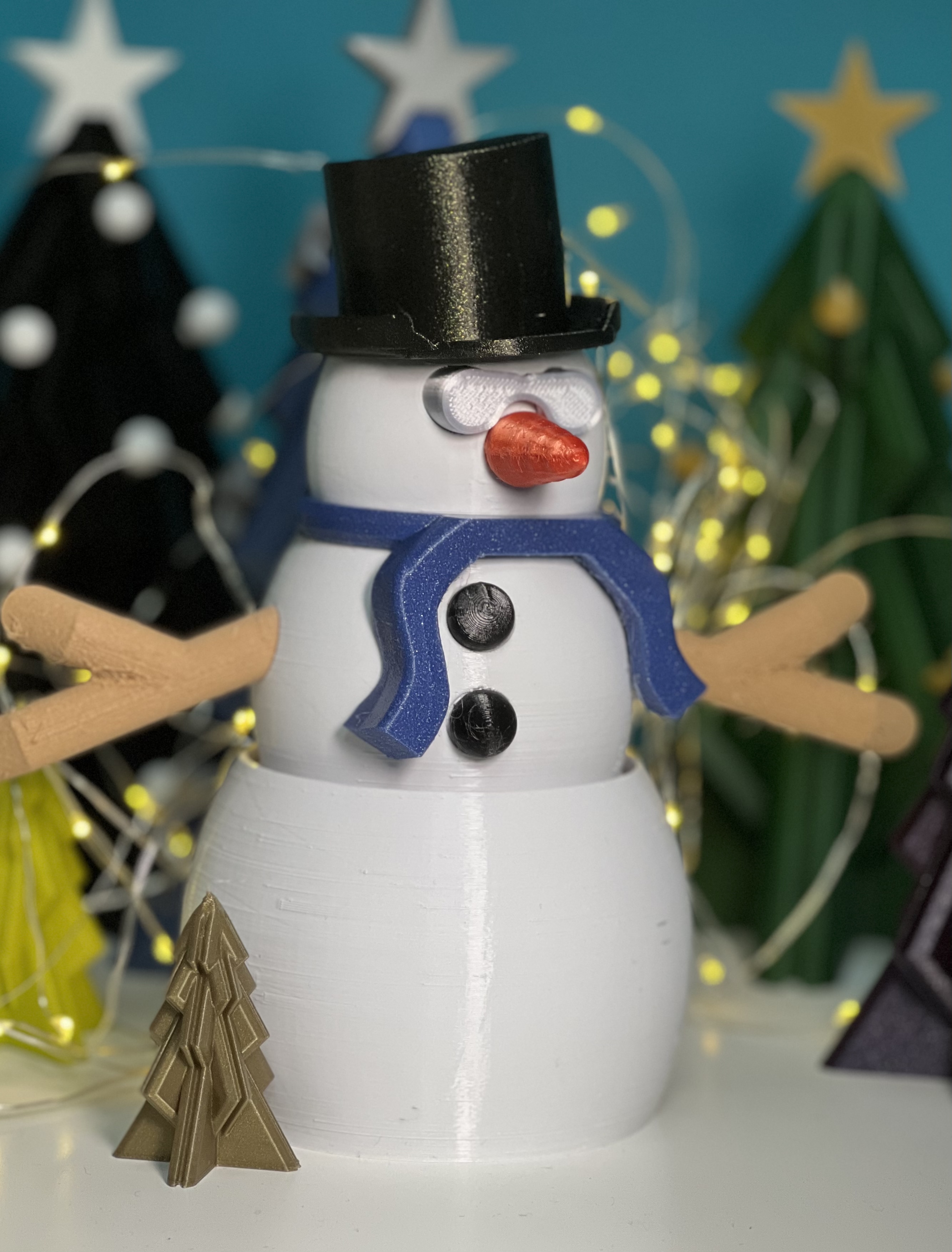 Mr Stackbody the Snowman by IR Blinx | Download free STL model ...
