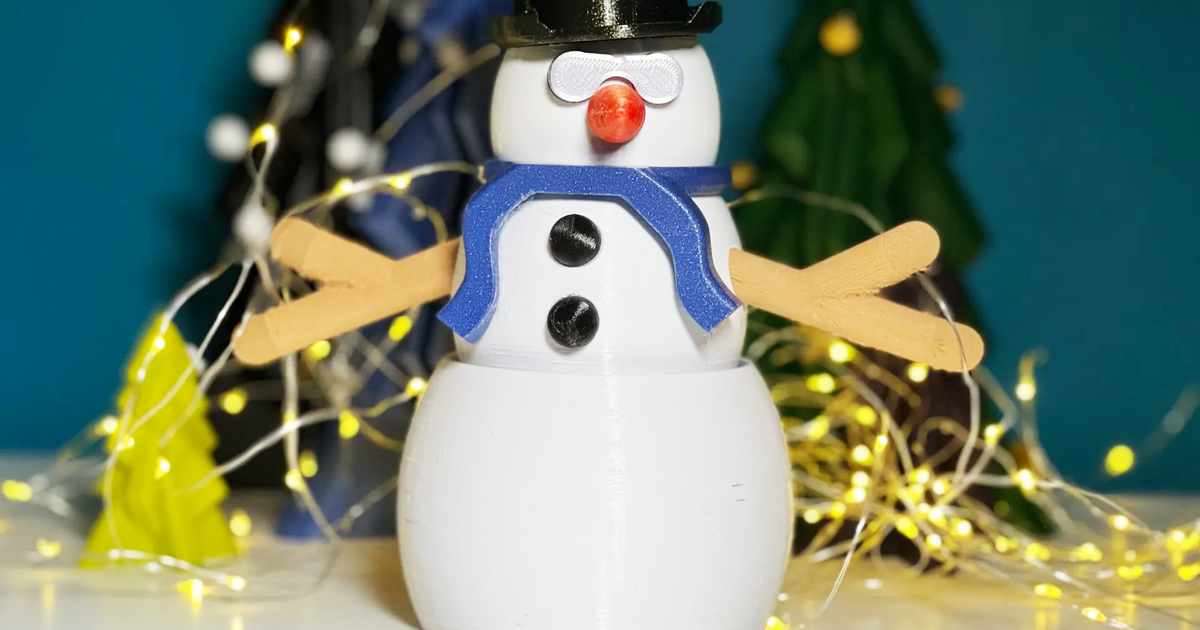 Mr Stackbody the Snowman by IR Blinx | Download free STL model ...