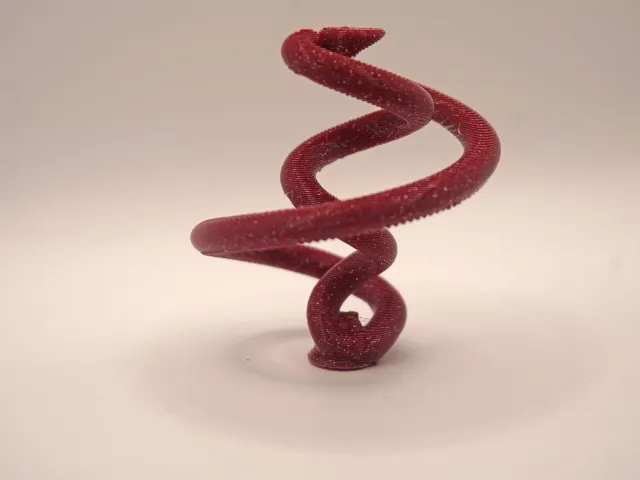 Christmas spiral ball ornament