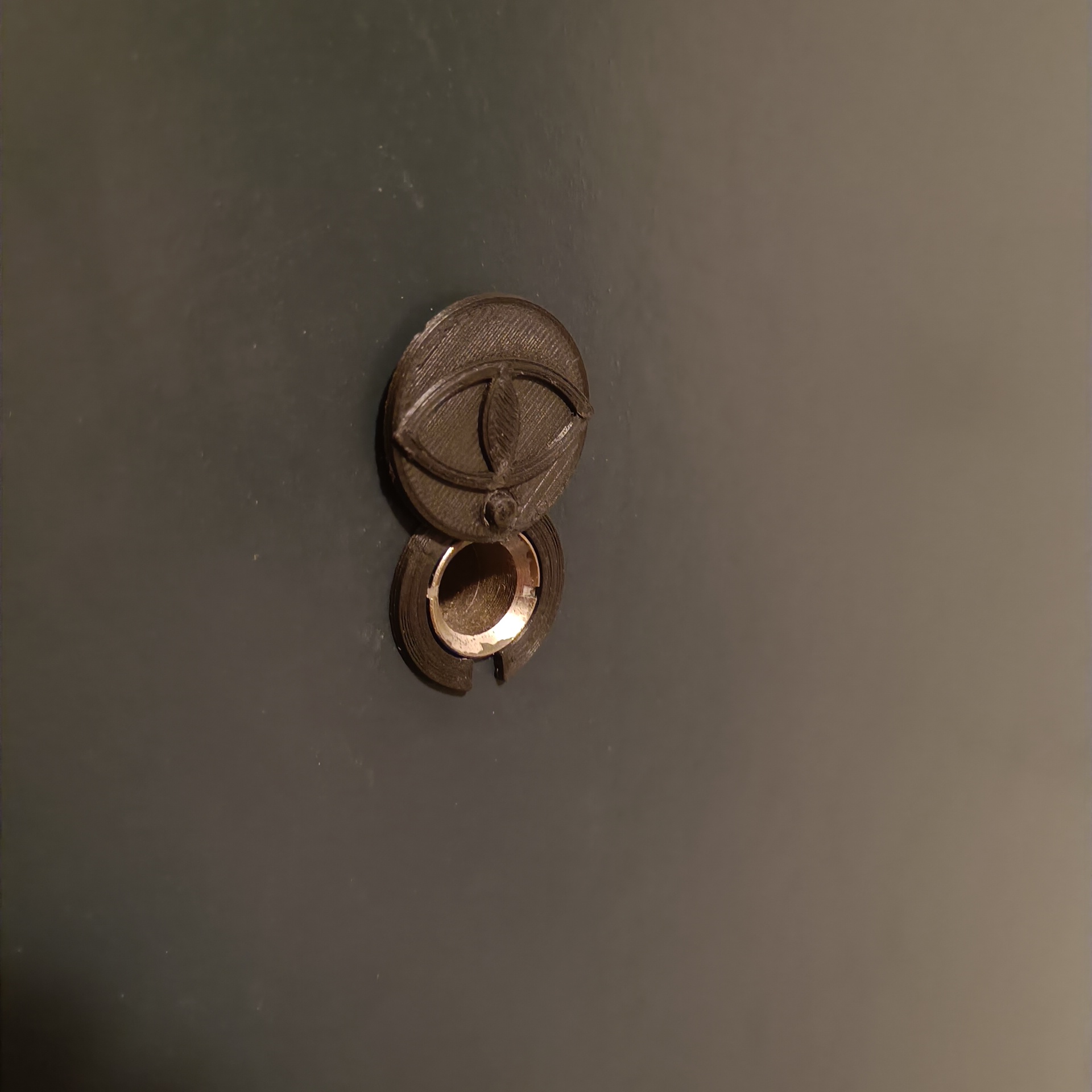 door viewer cover by Jonas H Download free STL model