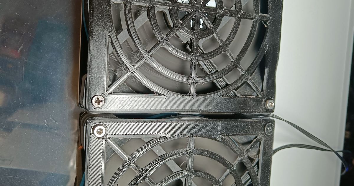 140mm PC Fan Grill by SparkyFloyd Download free STL model