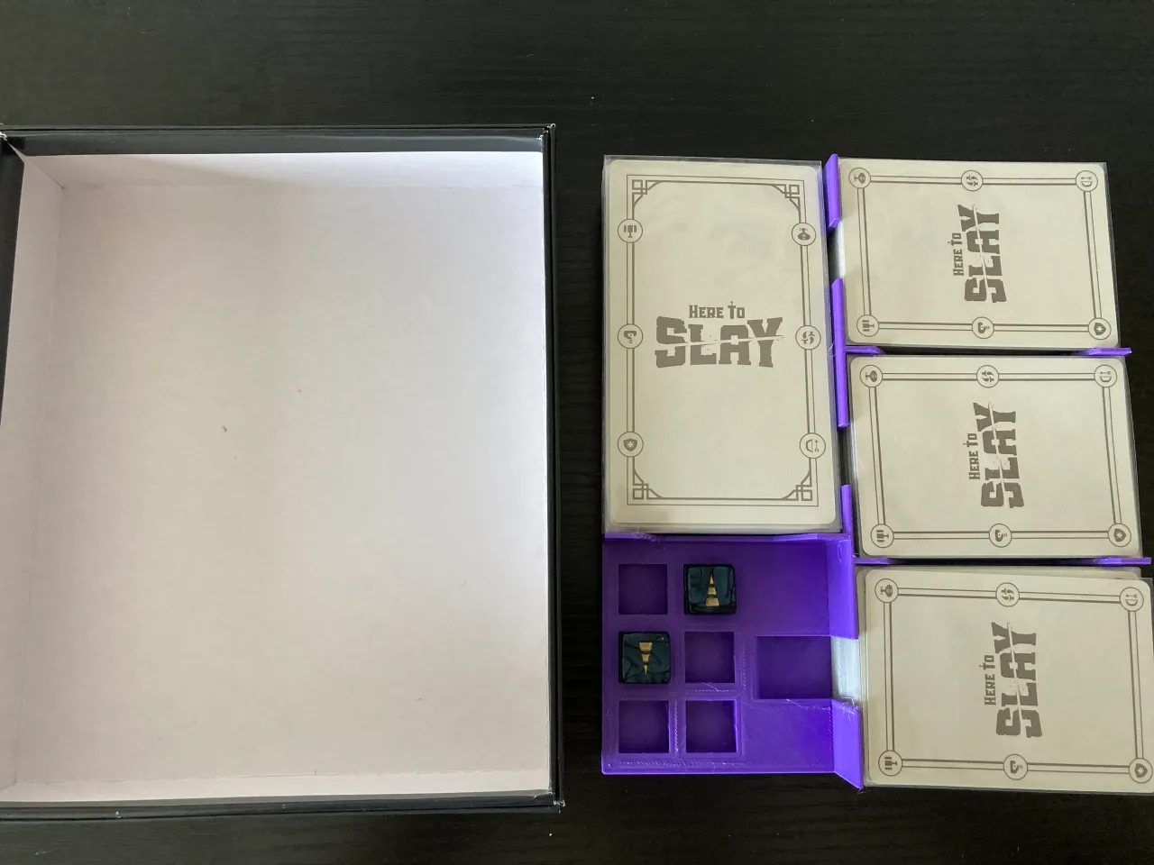 Shapeoko CNC + 3D Print Project - Here to Slay Card Game Organizer