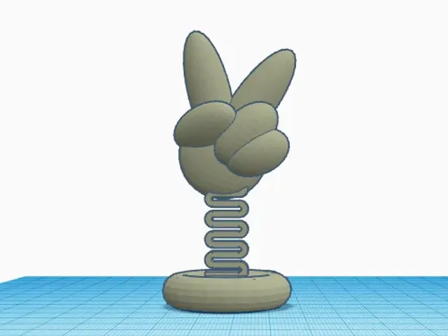 Peace Sign Bobble-head