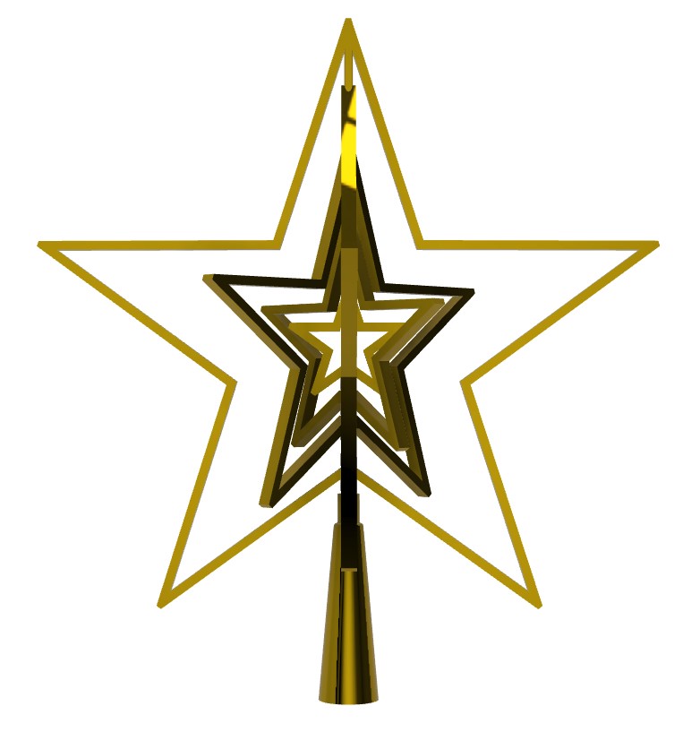 Christmas Tree Star by ThinAir3D | Download free STL model | Printables.com