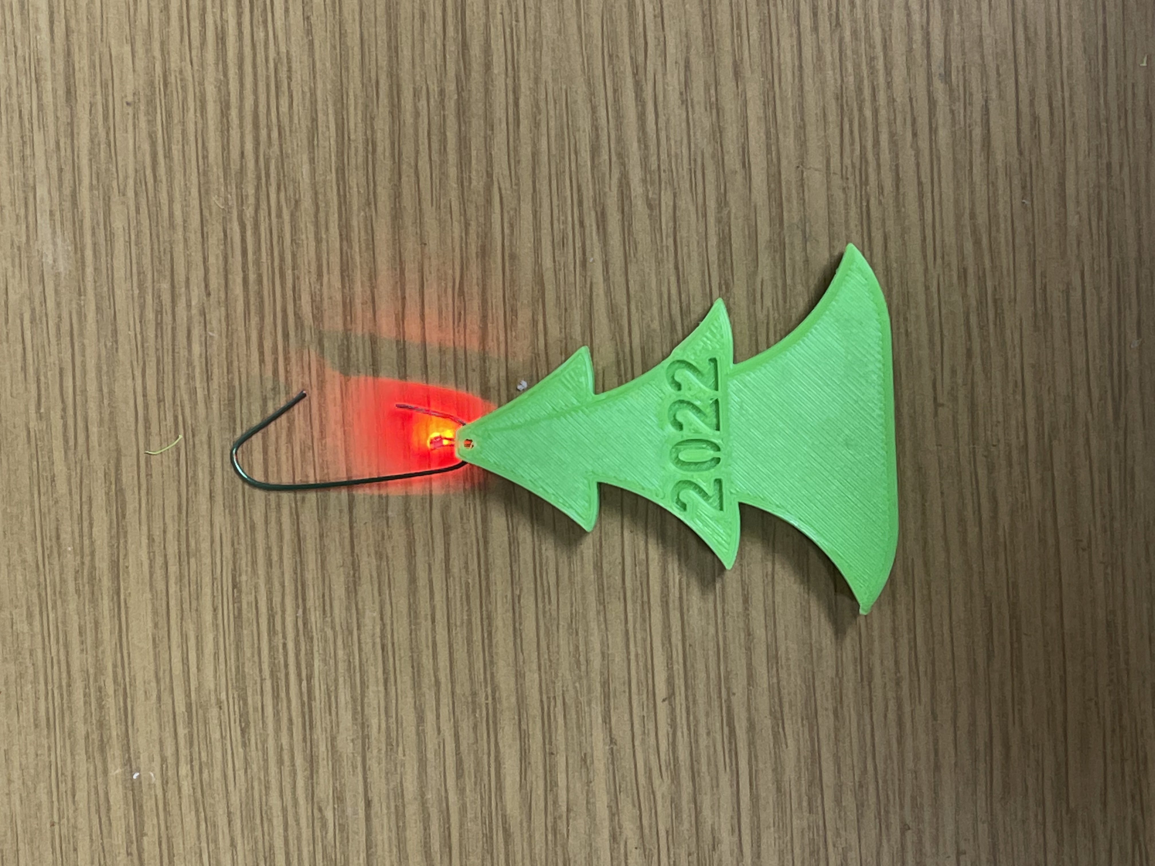 Lighted Ornament Christmas Tree