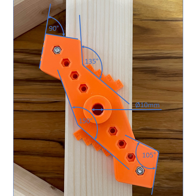 Miniatura 4 do modelo 3D Self Centering Drill Guide