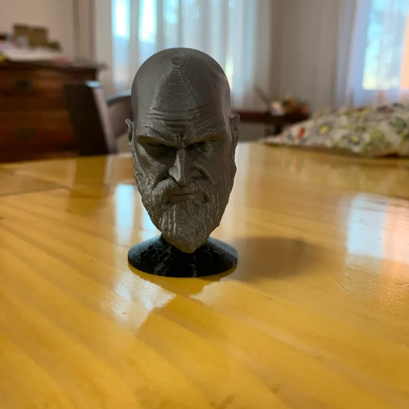 KRATOS BUST BOBBLEHEAD by Manuel