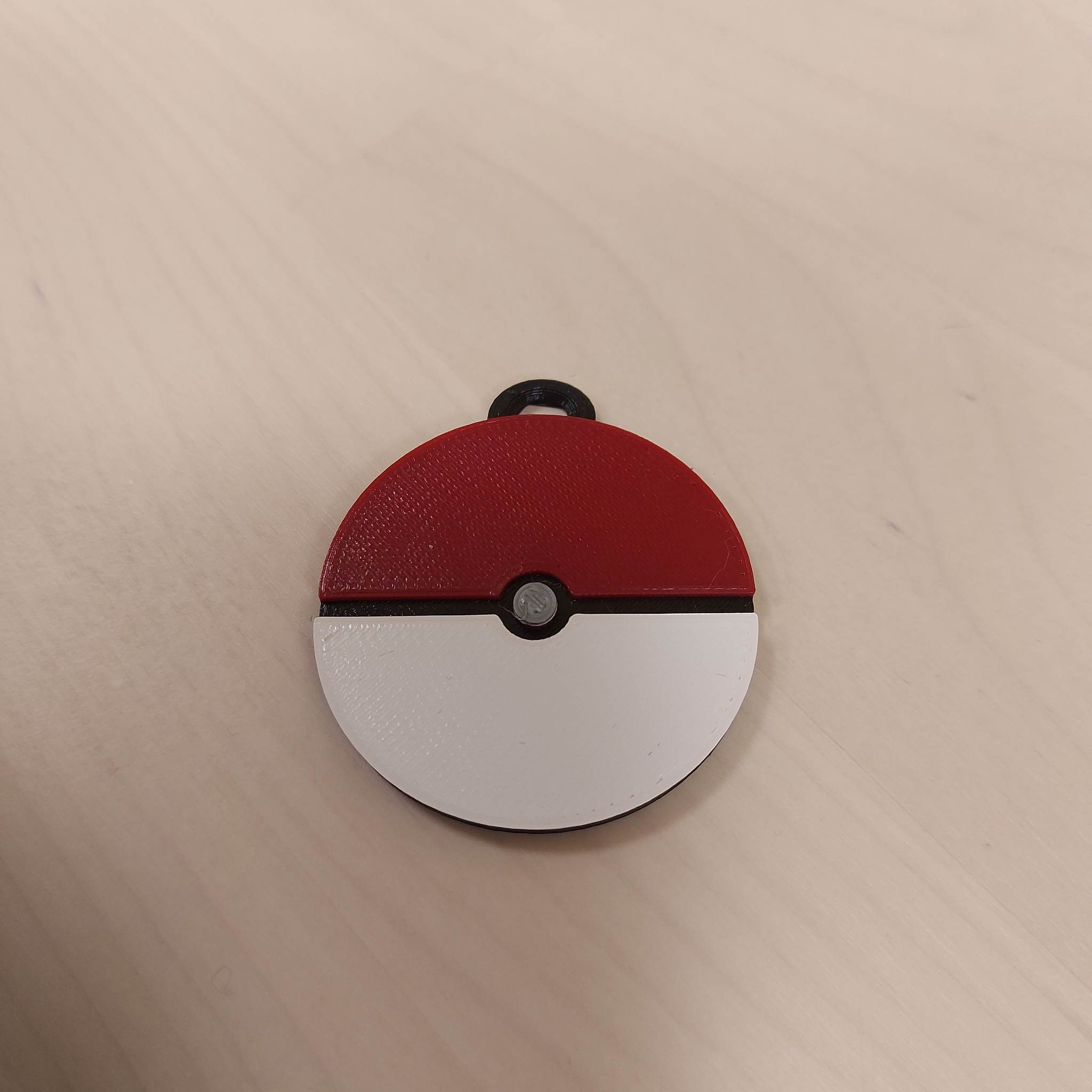 Pokeball keychain