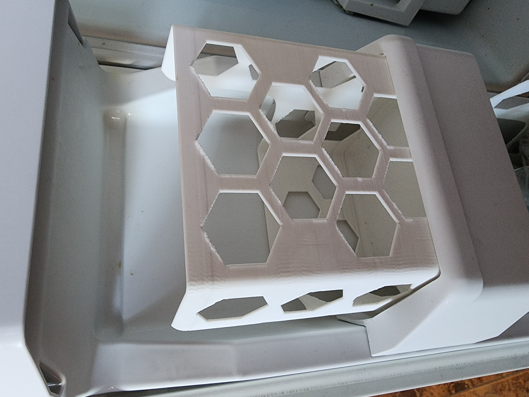 Freezer side baskets for a Whirlpool sidebyside refridgerator model