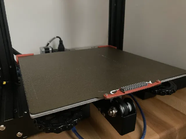 Creality nozzle brush bed mount