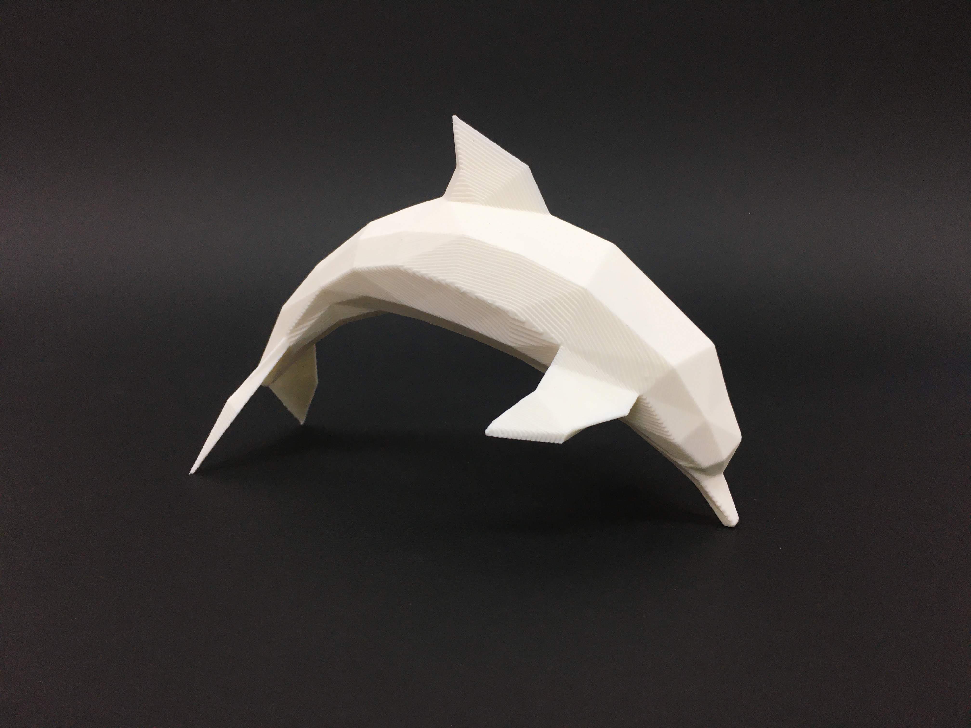 Low-Poly Dolphin by Duo | Download free STL model | Printables.com