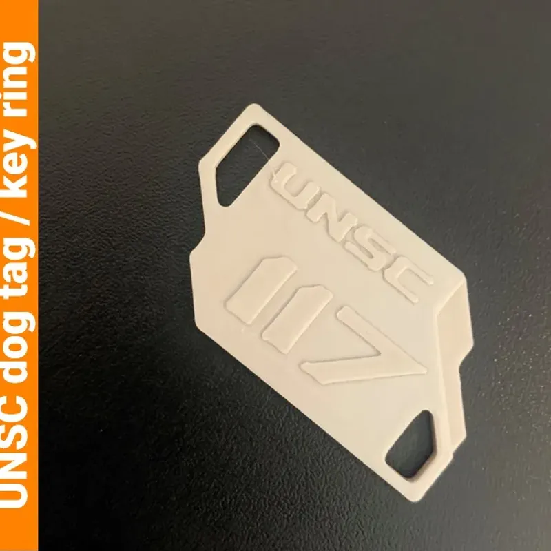 UNSC Master Chief dog tag by 3dprintsmith Download free STL