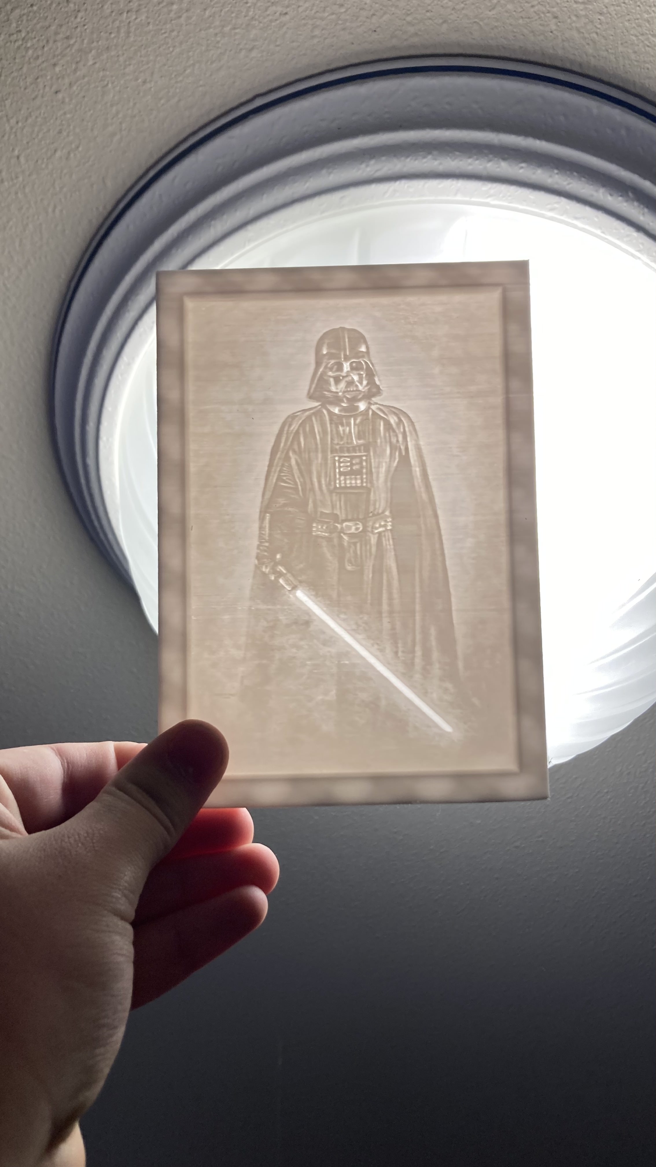 Darth Vader Lithophane